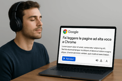 Chrome ti legge le pagine ad alta voce